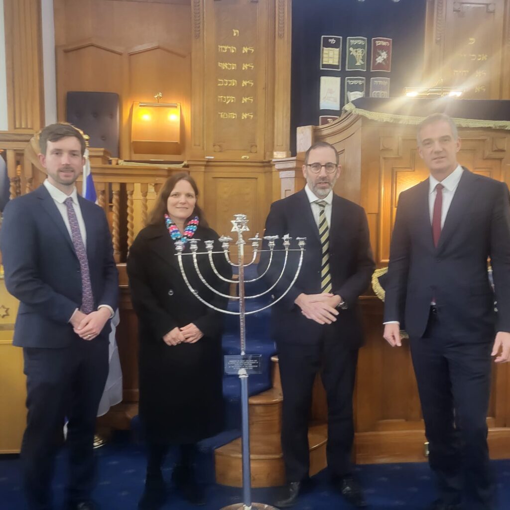 Peter Kyle MP Chanukah Visit to WPS 2023