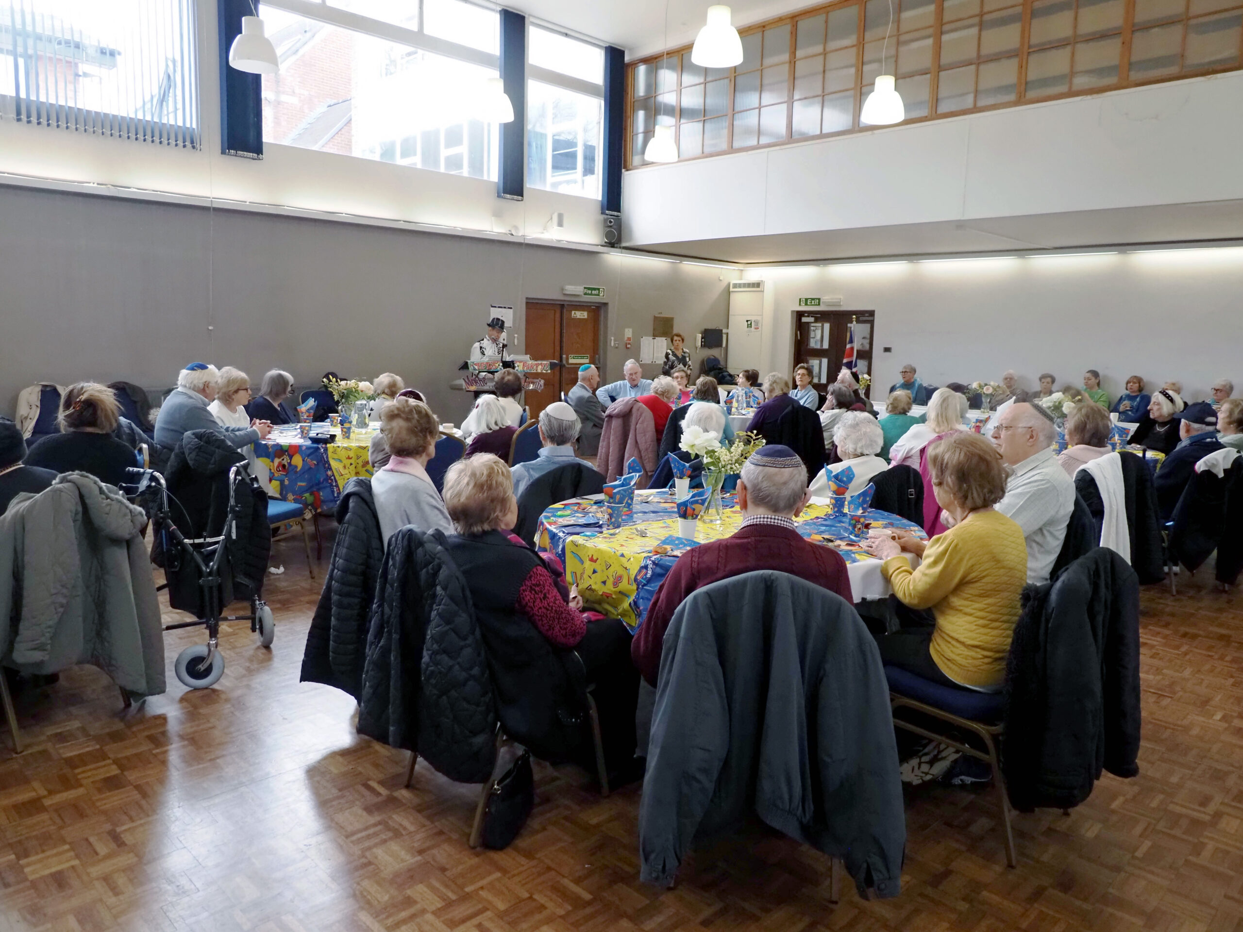Purim celebrations at Chat-A-Way with Rabbi Yitzi and Moshe Tamir 2024