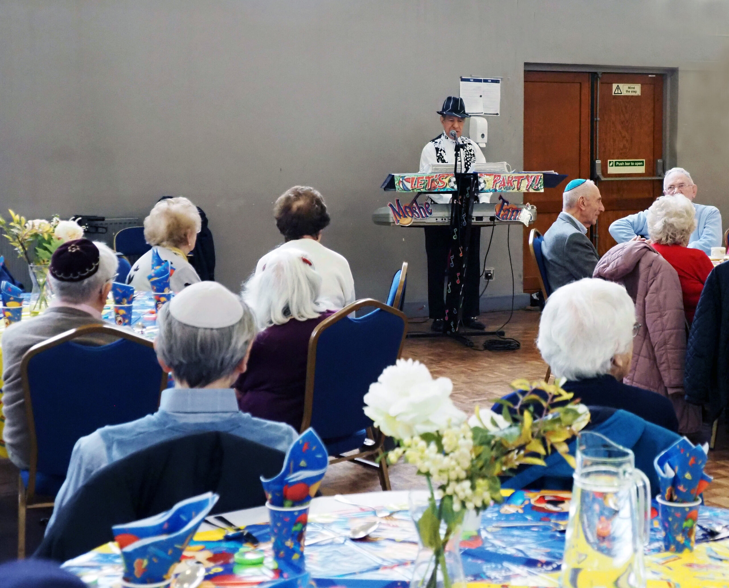 Purim celebrations at Chat-A-Way with Rabbi Yitzi and Moshe Tamir 2024