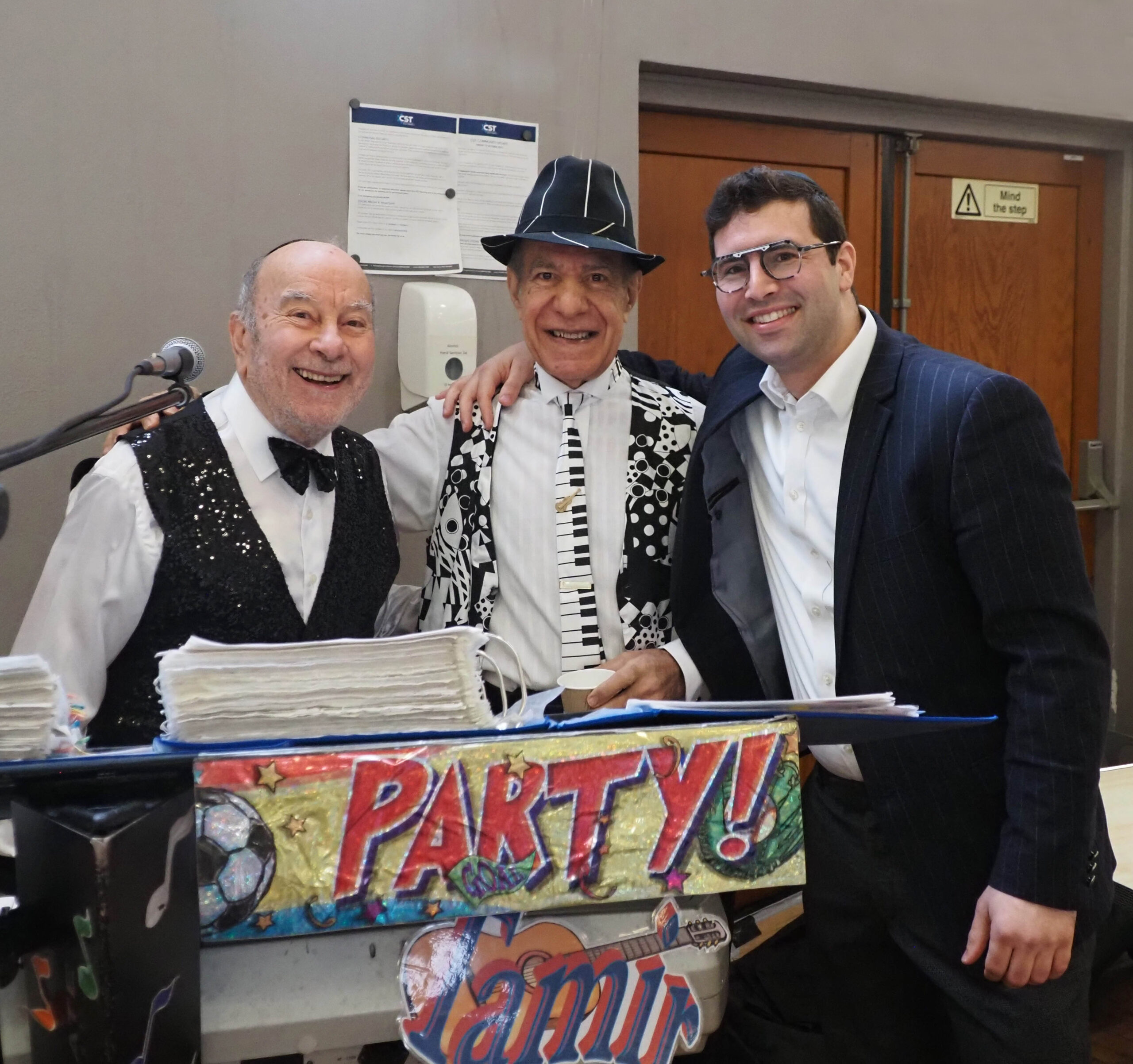 Purim celebrations at Chat-A-Way with Rabbi Yitzi and Moshe Tamir 2024