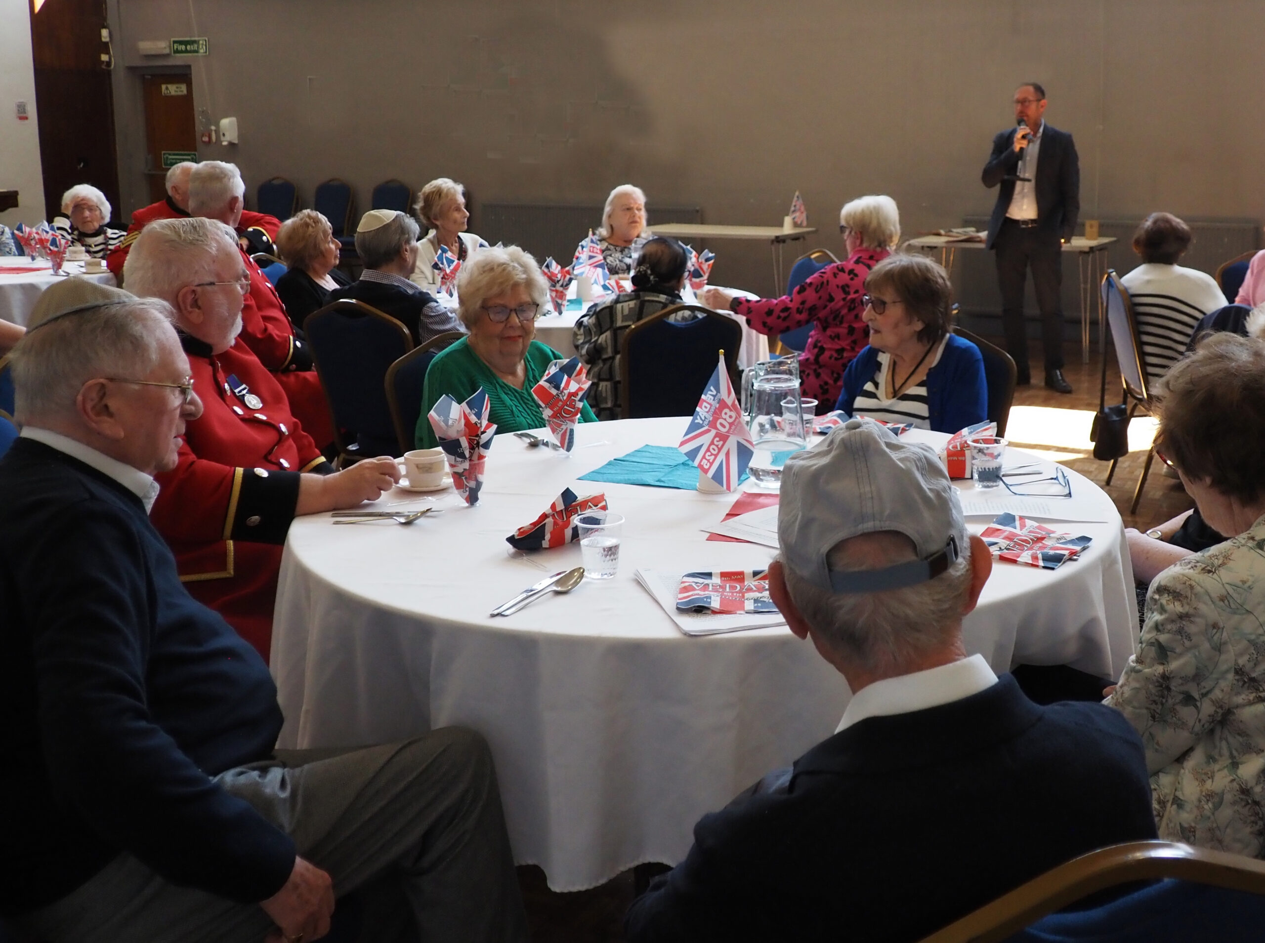 Chat-A-Way 80th VE Day Celebrations with the Chelsea Pensioners