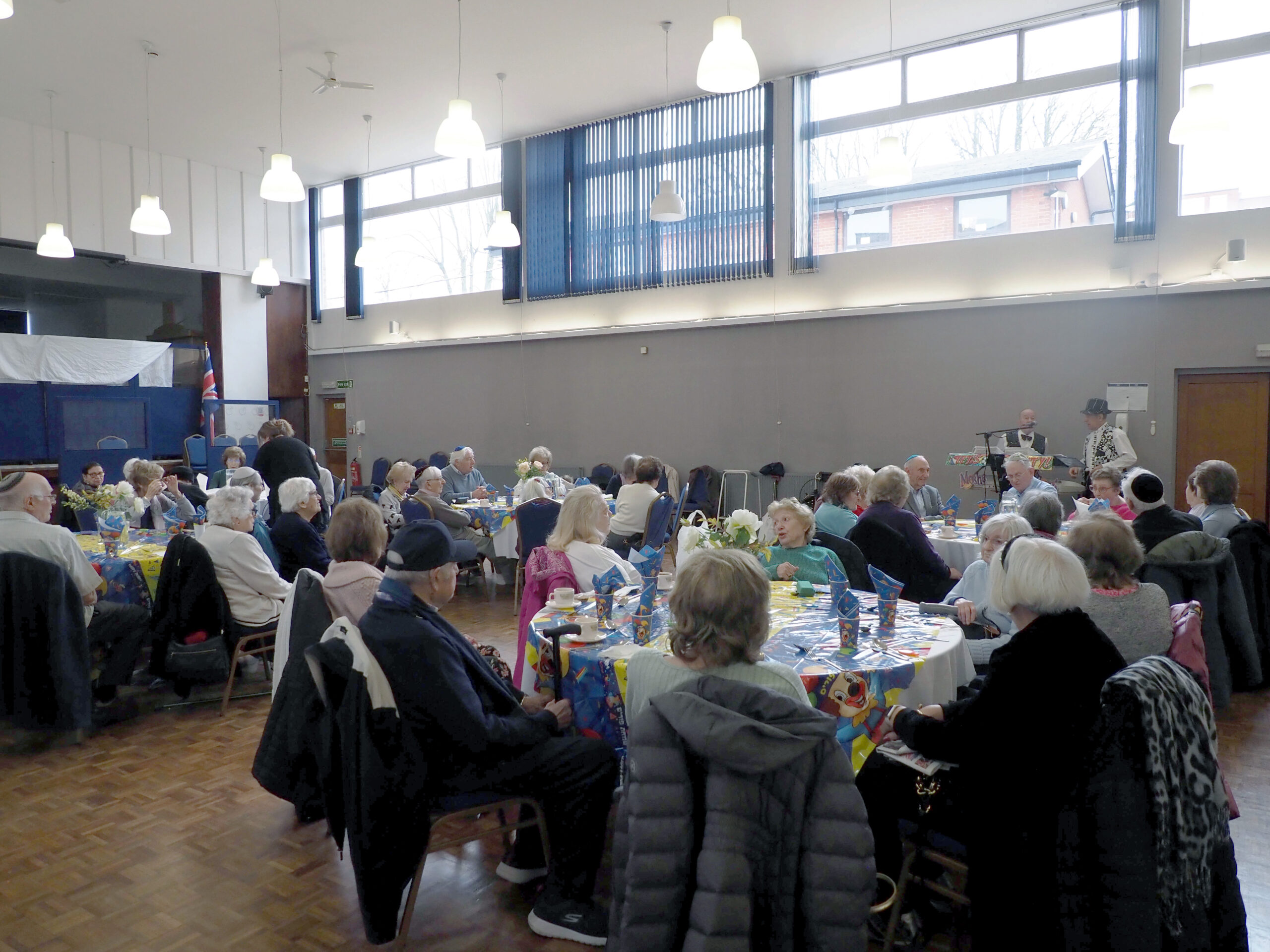 Purim celebrations at Chat-A-Way with Rabbi Yitzi and Moshe Tamir 2024