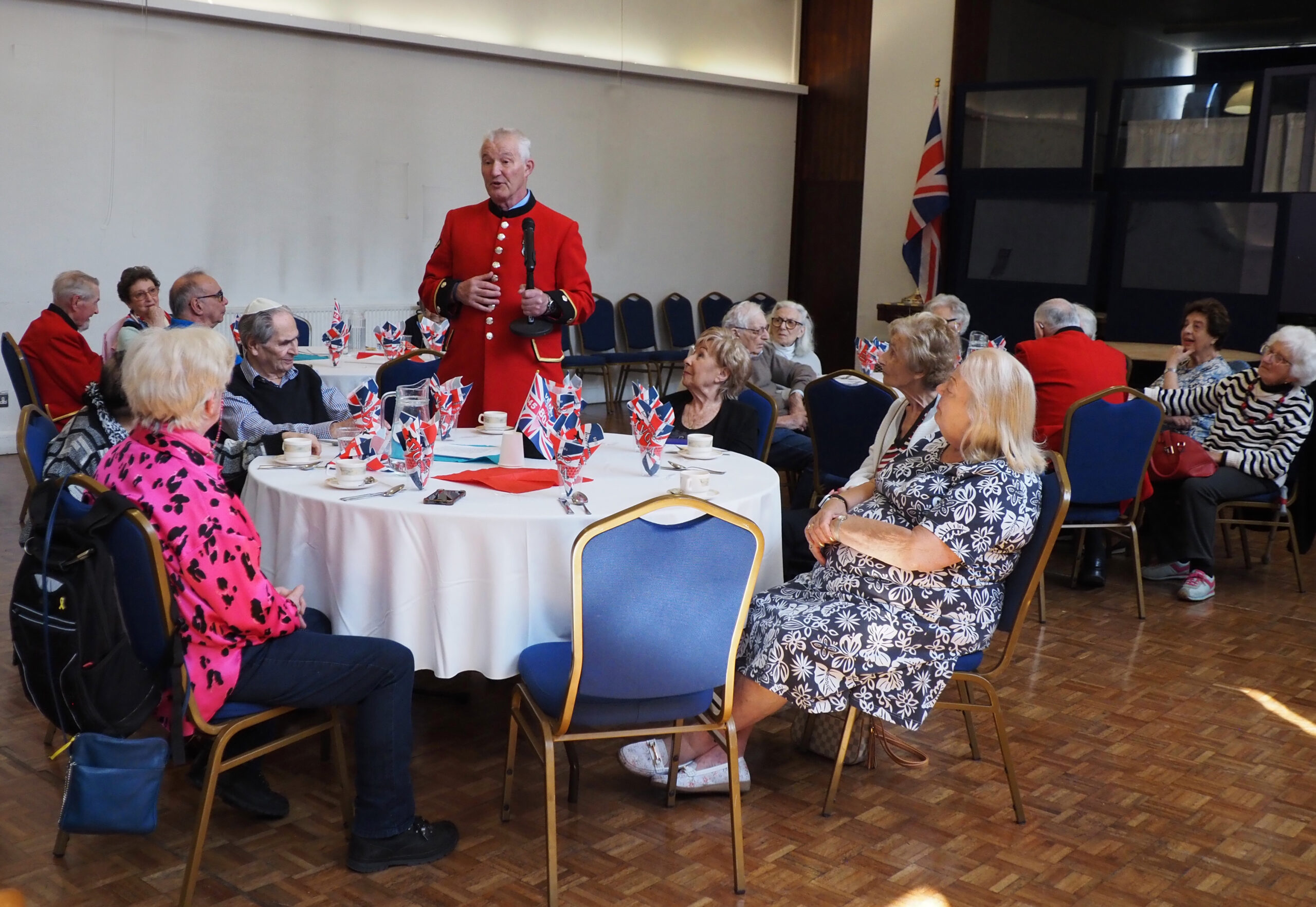 Chat-A-Way 80th VE Day Celebrations with the Chelsea Pensioners
