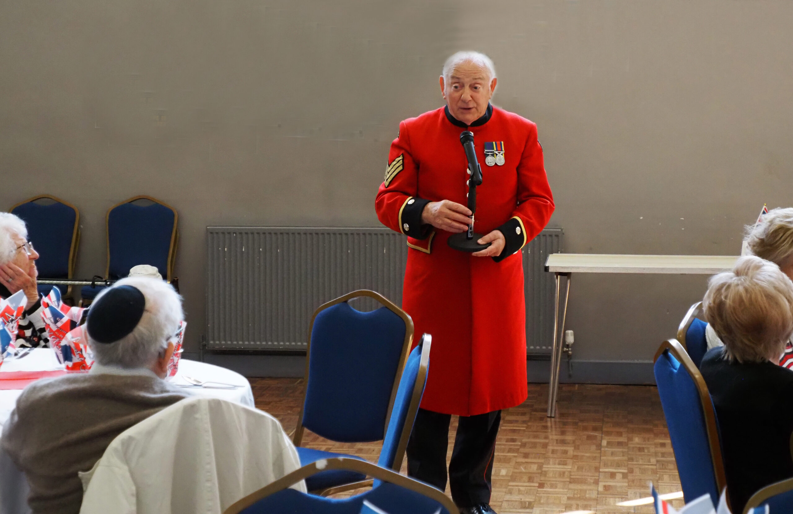 Chat-A-Way 80th VE Day Celebrations with the Chelsea Pensioners