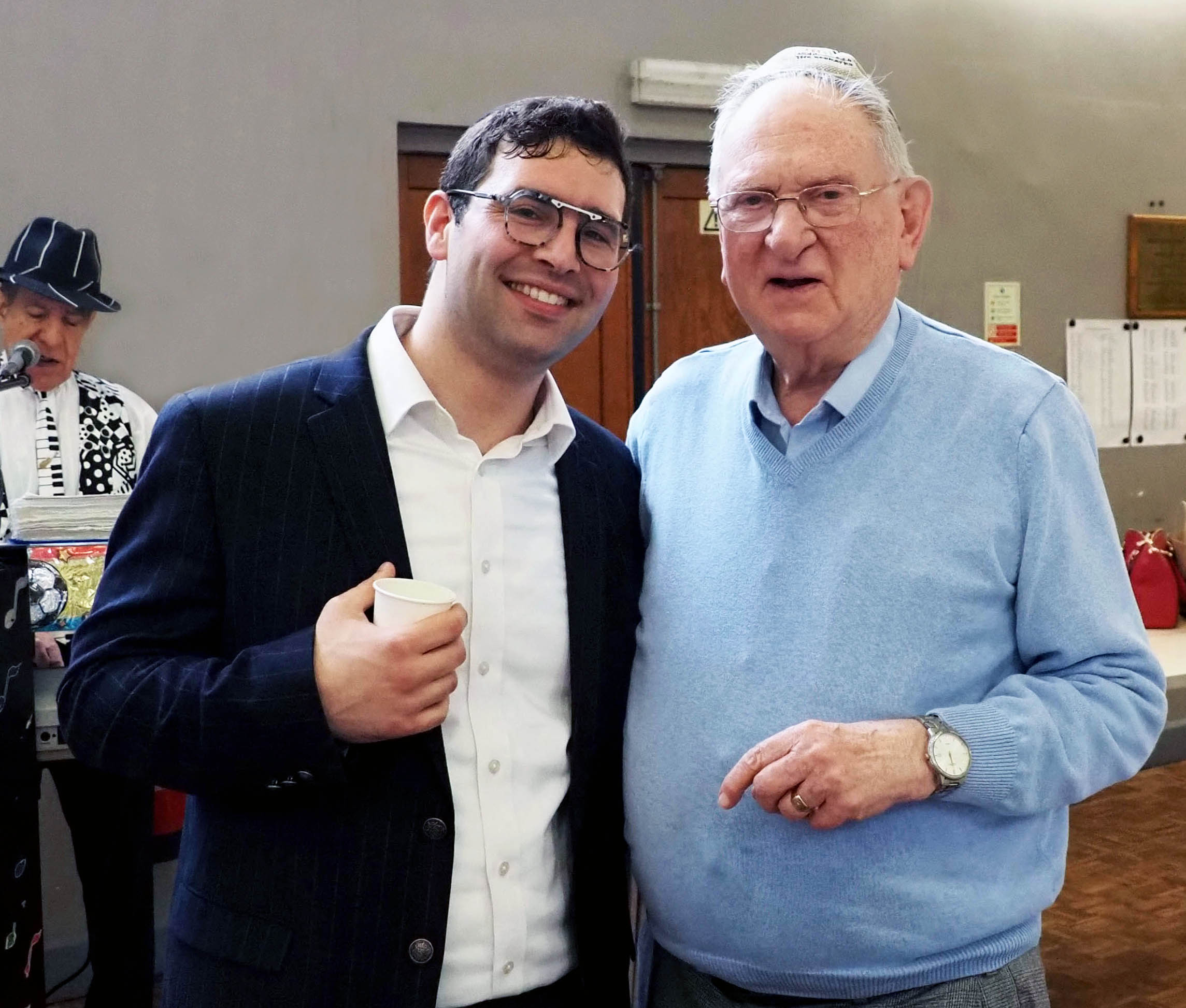 Purim celebrations at Chat-A-Way with Rabbi Yitzi and Moshe Tamir 2024