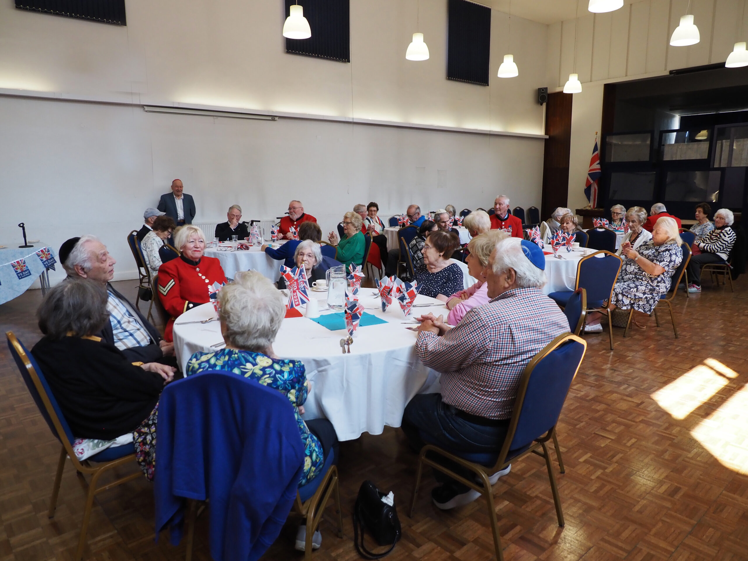 Chat-A-Way 80th VE Day Celebrations with the Chelsea Pensioners