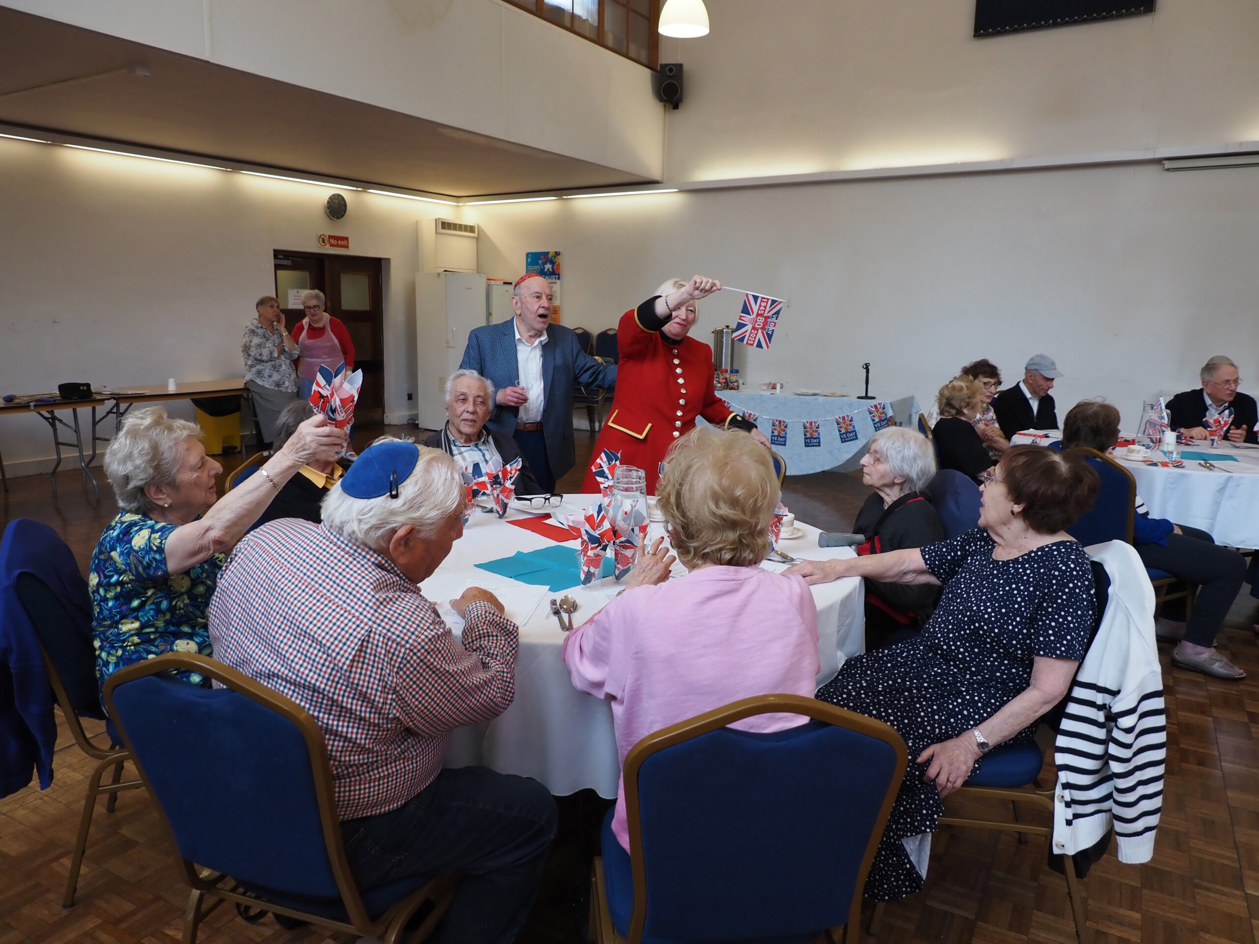 Chat-A-Way 80th VE Day Celebrations with the Chelsea Pensioners