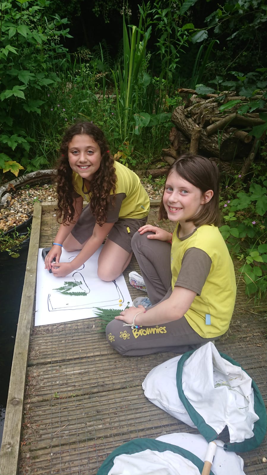 Brownies at the Environmental Centre