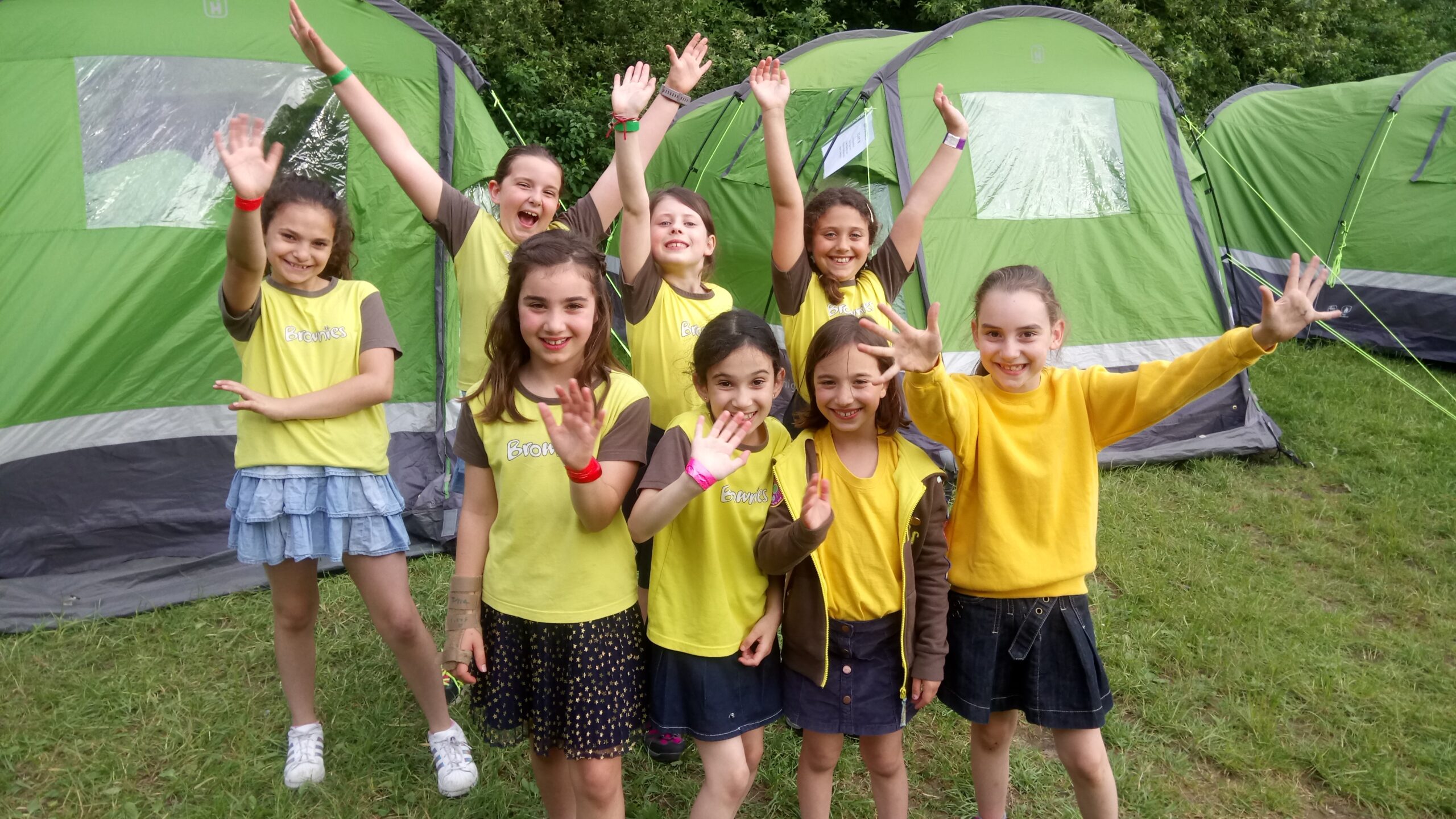 Brownies at Spring Camp 2018 Ready for Shabbat