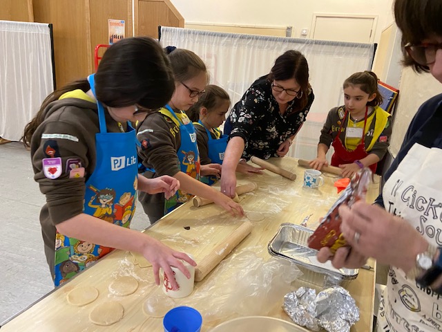 Brownies Making Hamentashen March 2020
