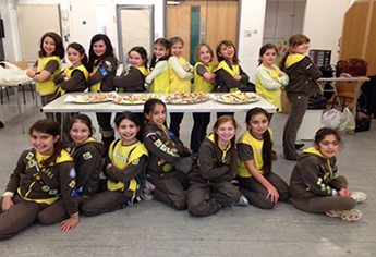 Brownies Making Sandwiches