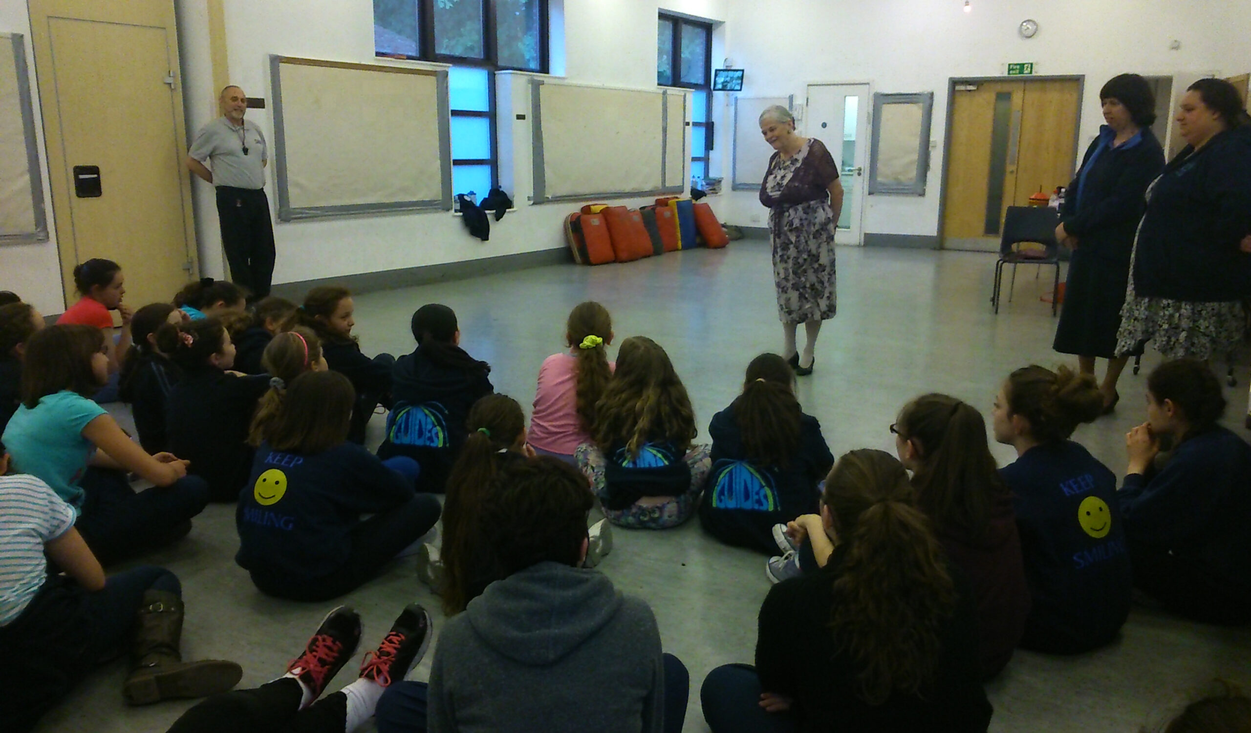 Guides Have a Visit from The Right Honerable Ann Widdecombe