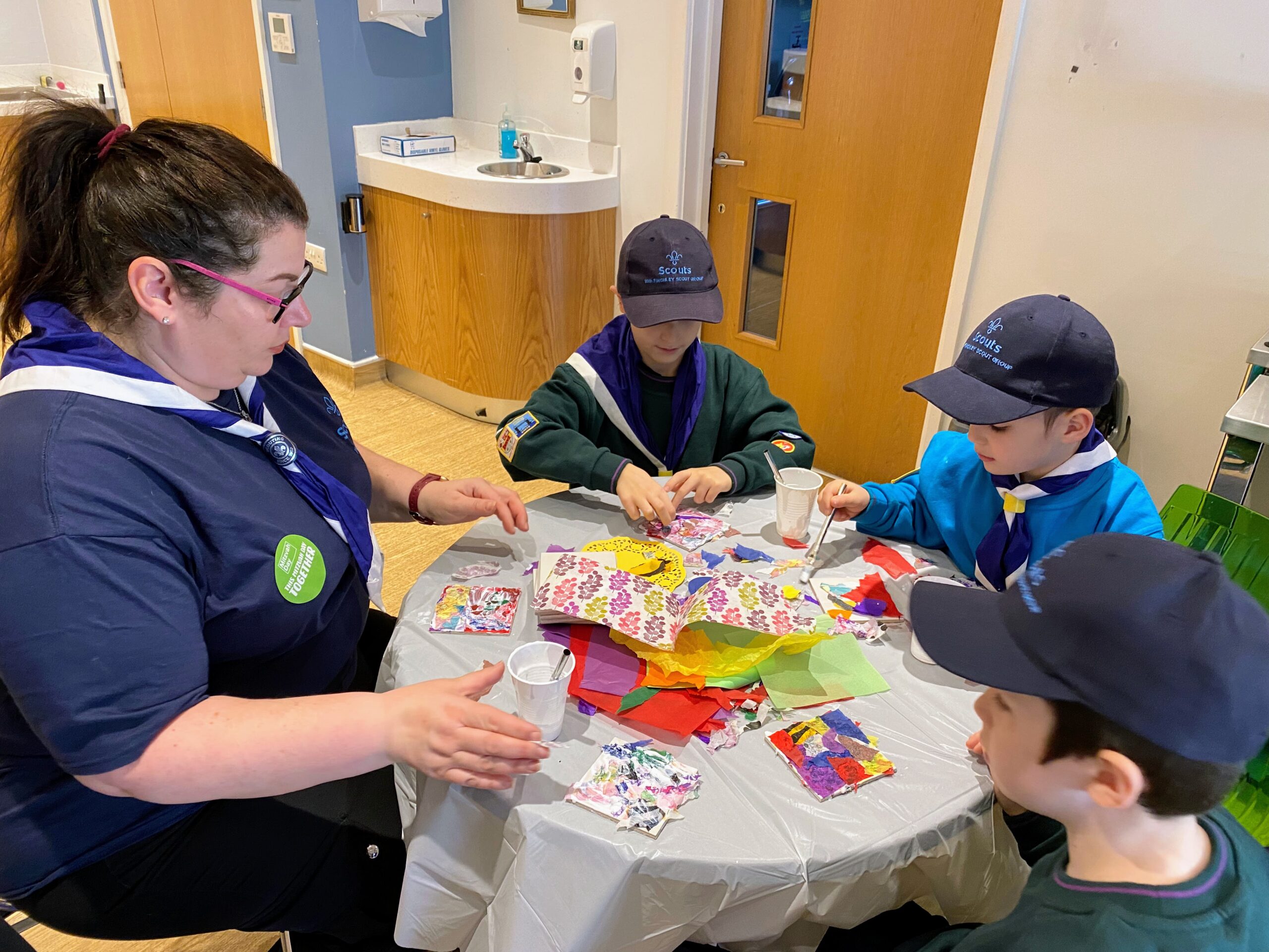 20th Finchley Cubs at Woodside Park Synagogue on Mitzvah Day 2022