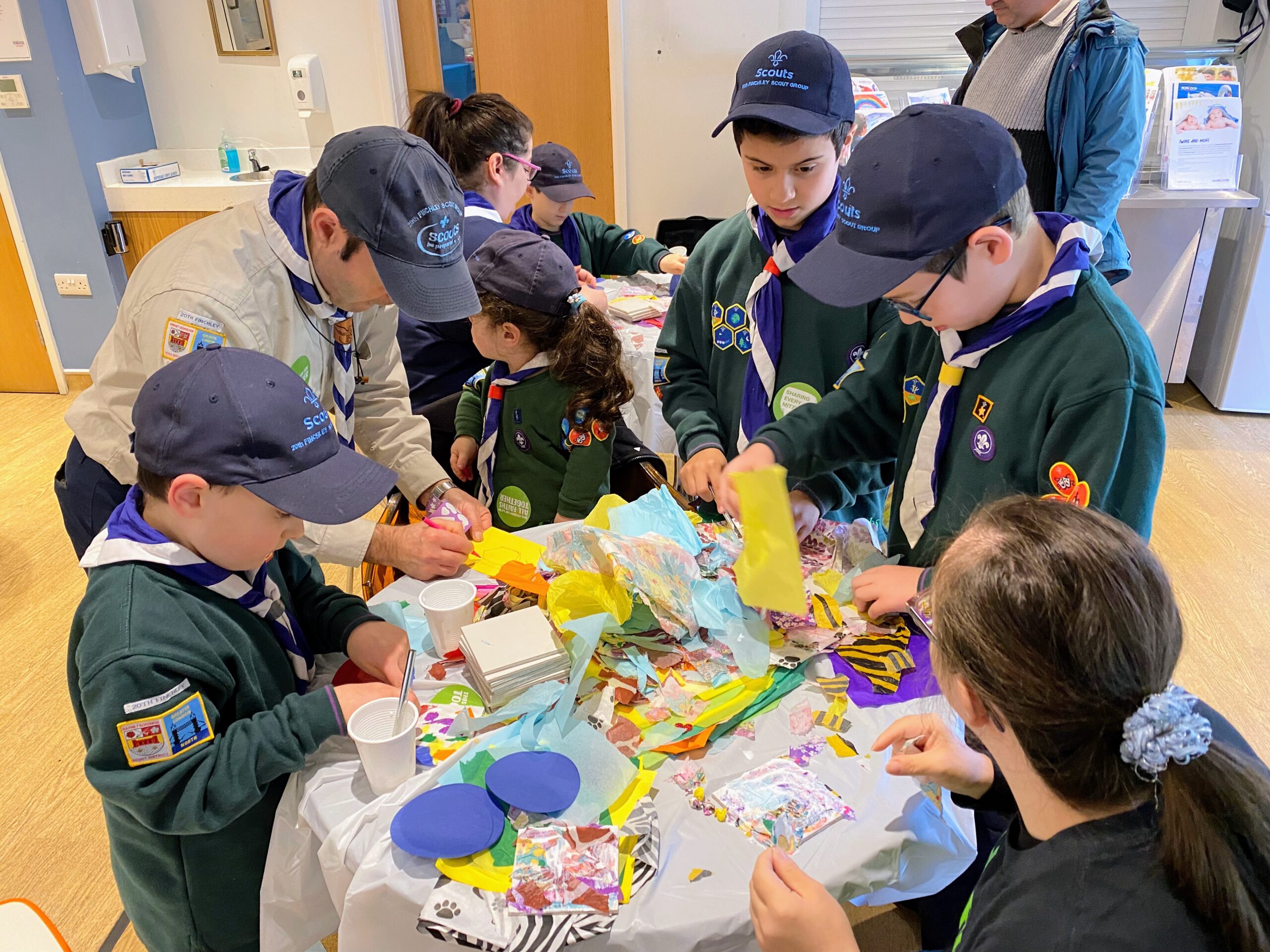 20th Finchley Cubs at Woodside Park Synagogue on Mitzvah Day 2022