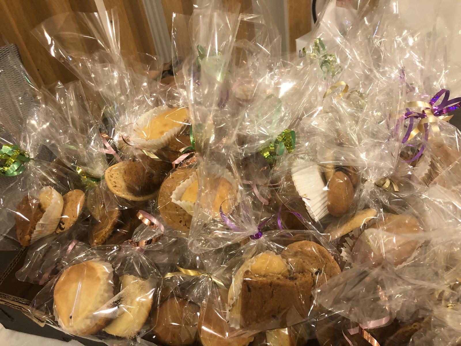 Biscuits that were made for the North London Hospice by 20th Finchley Scouts for Mitzvah Day 2024