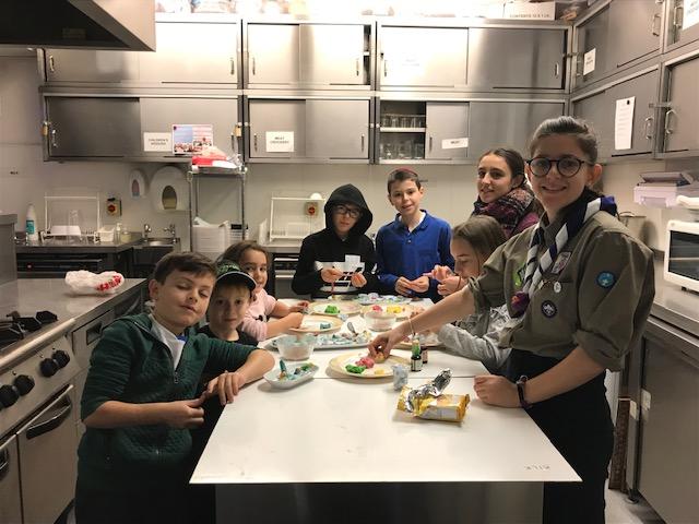 Petit Fours made by Woodside Park Cheder on Mitzvah Day 2018