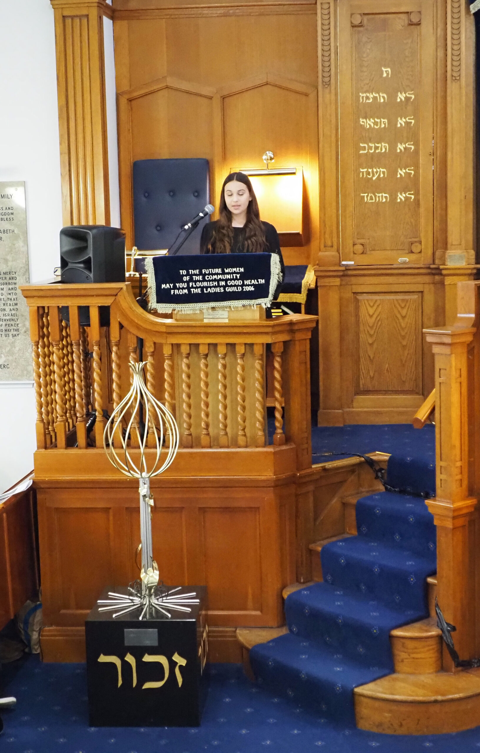 Talia on twinning her Bat Mitzvah with Talia Borenshtein who perished aged 6
