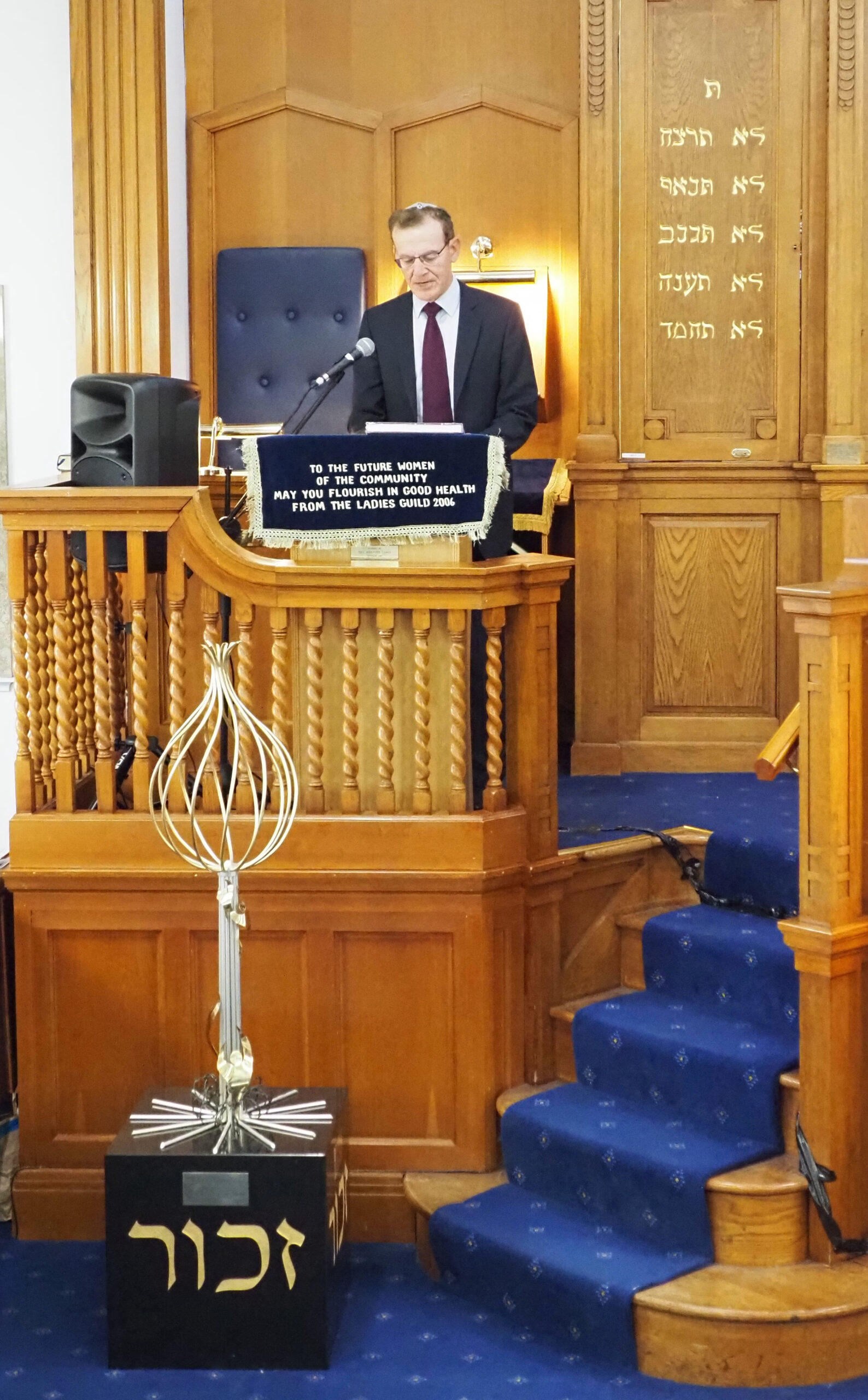 Reading of the Four Dedication Plaques by Colin