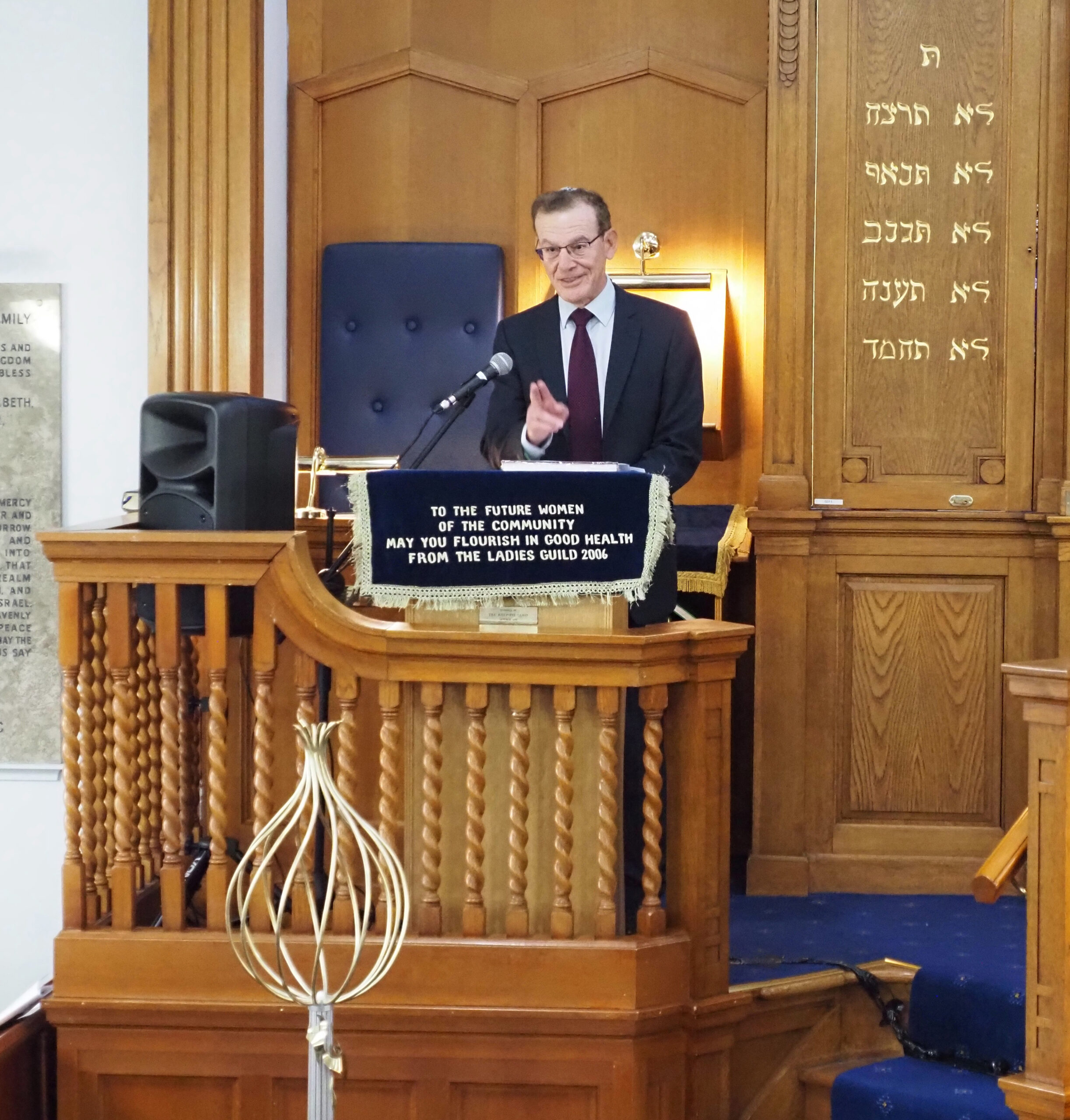 Reading of the Four Dedication Plaques by Colin