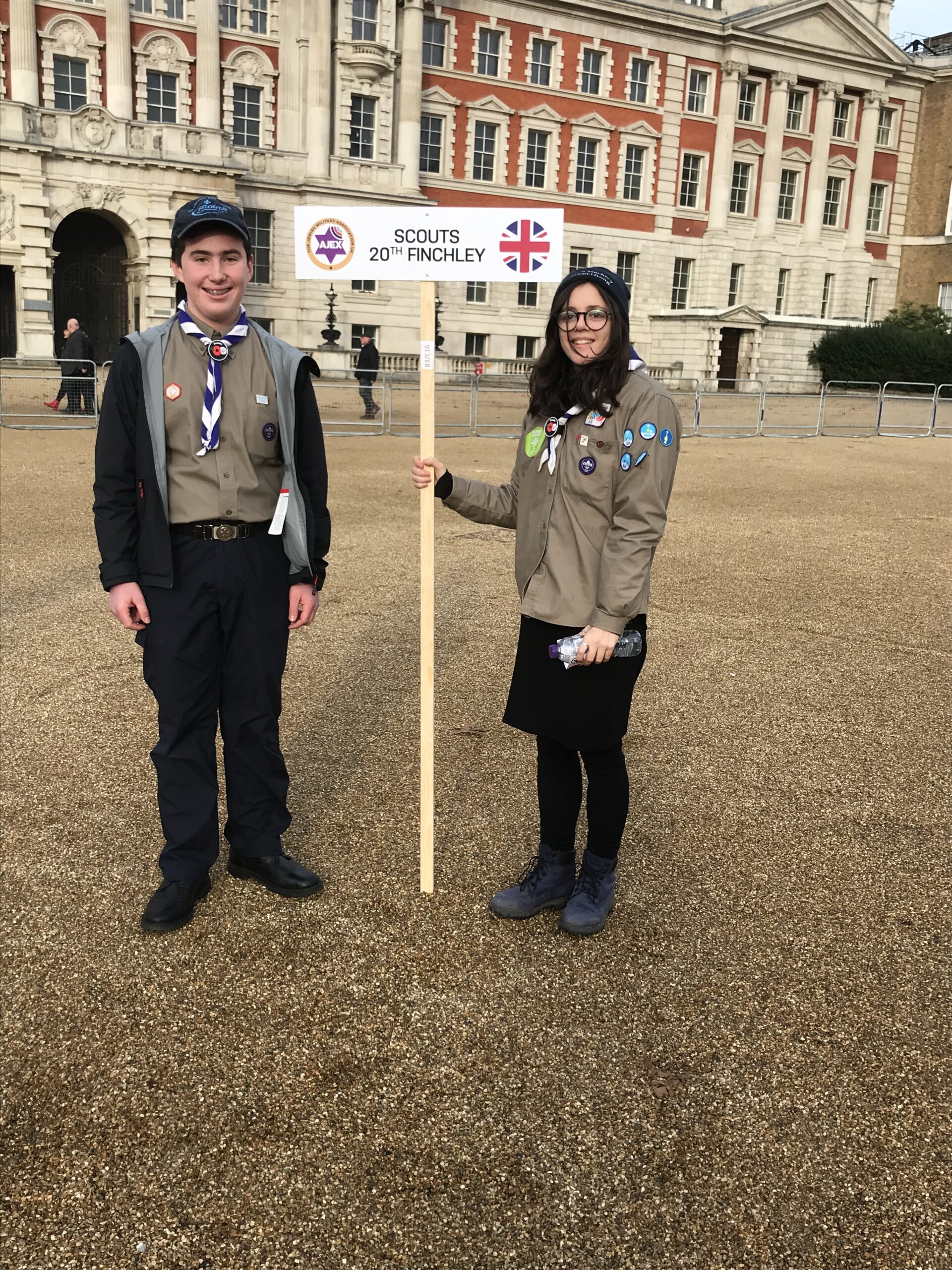 Scouts on Mitzvah day 2019