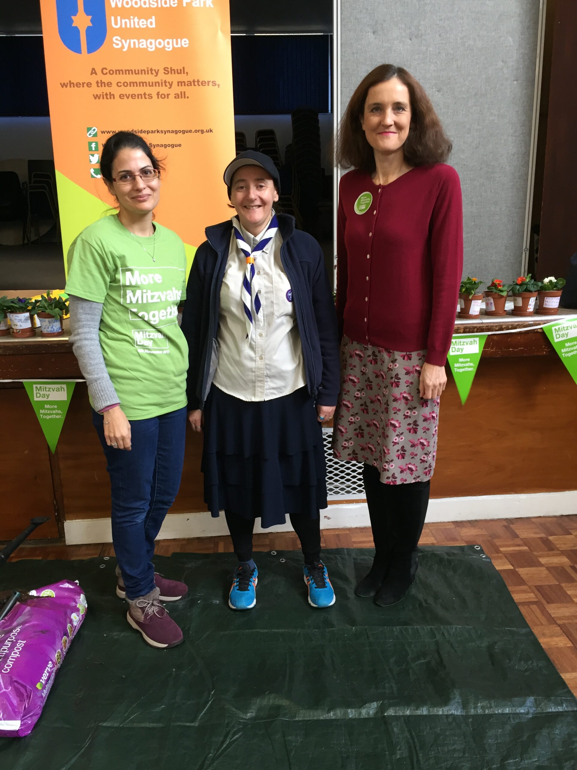Theresa Villers at WPS Mitzvah Day 2017