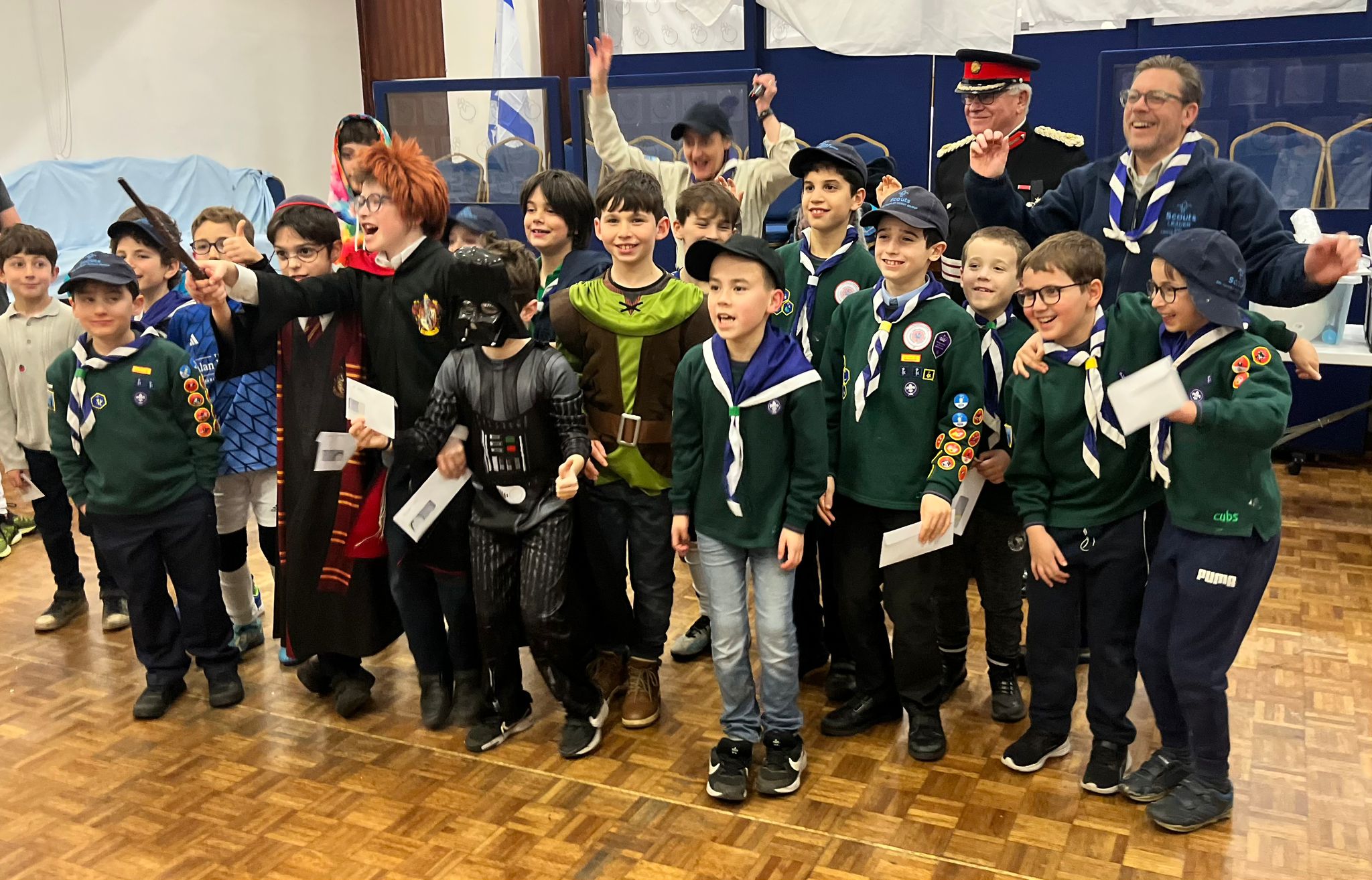 Scouting Badge ceremony with Martin Russell - The King's Representative for Barnet