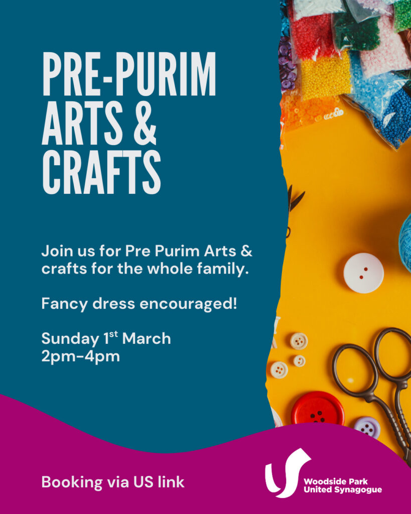 Pre Purim Arts & crafts 01 March 2026